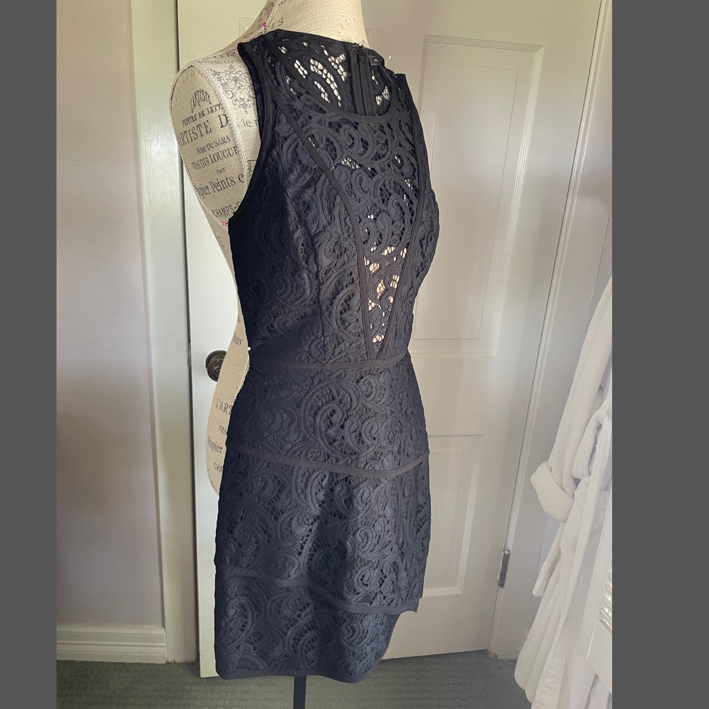 Bcbg Maxazria Black Lace Dress